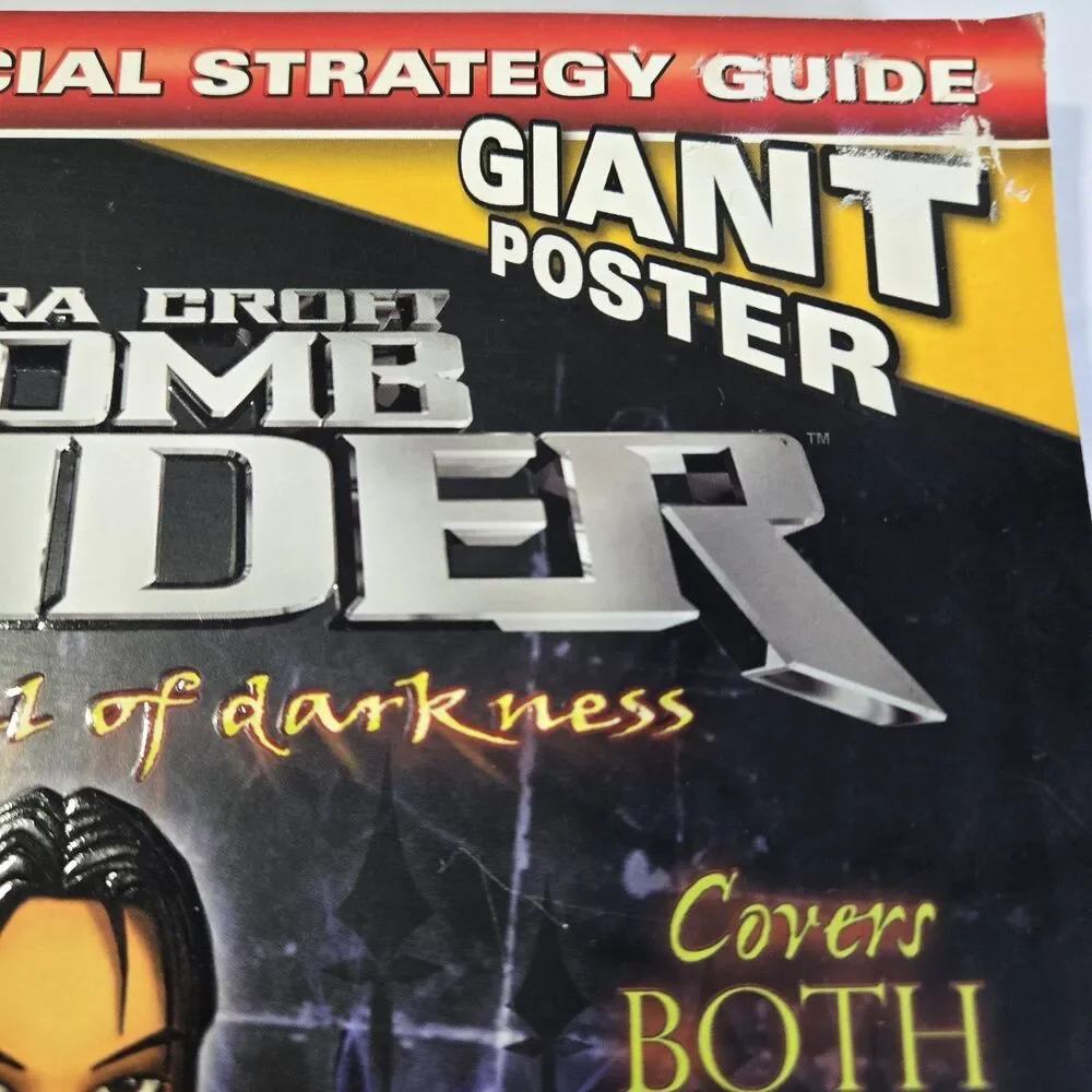 Tomb Raider: Angel of Darkness Prima Official Strategy Guide PS2 With Poster